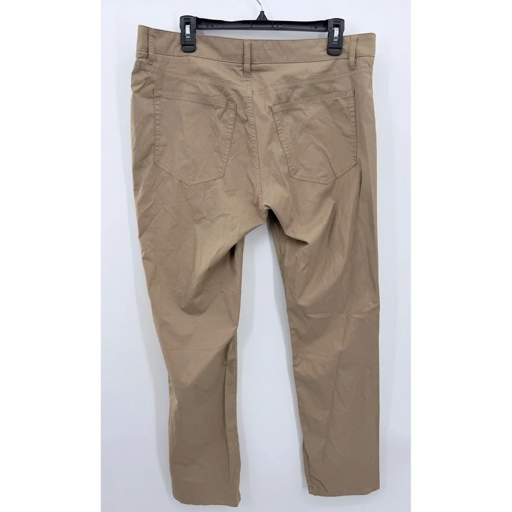 Tailor Vintage Pants Mens 36x30 Tan Slim Fit Comfort Stretch Waist Chino